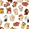 24Pcs 12 Styles Alloy Enamel Pendants ENAM-FS0002-86-2