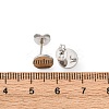 304 Stainless Steel Stud Earring Findings STAS-D371-02P-02-3