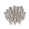 Non-Tarnish 304 Stainless Steel Smooth Rondelle Beads STAS-M006-03P-B-1