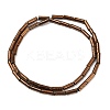 Electroplated Natural Lava Rock Beads Strands G-K388-03A-04-1