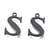 304 Stainless Steel Charms STAS-H112-S-EB-1