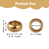 25Pcs 5 Colors Ion Plating(IP) Frosted 201 Stainless Steel European Beads STAS-SZ0001-93-2