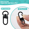 36pcs Baking Paint Alloy Swivel Clasps FIND-CP0002-88-5