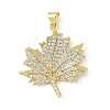 Brass Micro Pave Cubic Zirconia Pendants KK-L239-002G-1