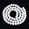 Opaque Solid Color Glass Bead Strands GLAA-R095-P10mm-01-2