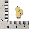 Ion Plating(IP) 304 Stainless Steel Manual Polishing Charms STAS-M059-05G-04-3