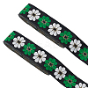 Ethnic Style Embroidery Polyester Ribbons LS-OCOR-WH0070-10F-03-1