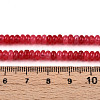 Dyed Natural White Jade Beads Strands X-G-T139-57A-09-5
