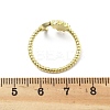 Brass Micro Pave Clear Cubic Zirconia Open Cuff Rings for Women LS-RJEW-S402-03G-3