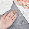 24Pcs Acrylic Craft Honeycomb Dowel Pins FIND-BC0013-60C-3