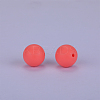 Round Silicone Focal Beads SI-JX0046A-107-2