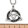 201 Stainless Steel Pendant Necklaces LS-NJEW-C066-08P-3
