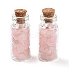 Glass Wishing Bottle Display Decorations AJEW-T013-02L-1