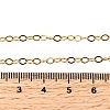 Ion Plating(IP) 304 Stainless Steel Rhombus Link Chain Necklaces for Women Men NJEW-A054-02G-01-3
