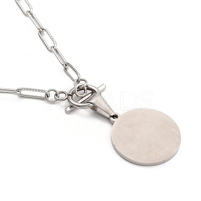 Non-Tarnish 304 Stainless Steel Pendant Necklaces NJEW-JN02951-1