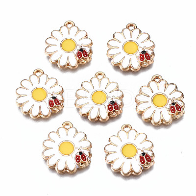 Eco-Friendly Alloy Enamel Pendants LS-ENAM-T011-89-NR-1