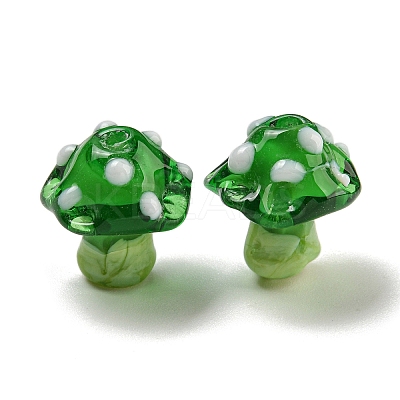 Handmade Bumpy Lampwork Beads X-LAMP-S067-01D-1