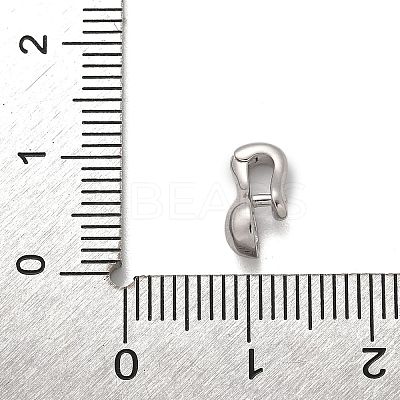 925 Sterling Silver Snap on Bails STER-D300-17P-01-1
