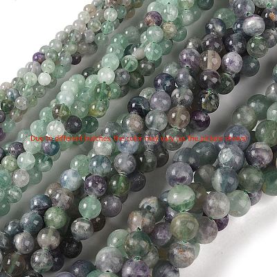 Natural Fluorite Beads Strands LS-G-P530-B04-03-1