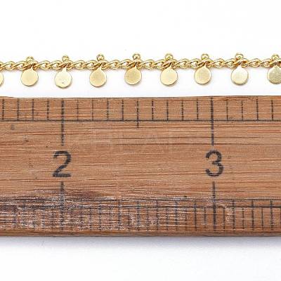 Handmade Brass Curb Chains CHC-E020-05G-1