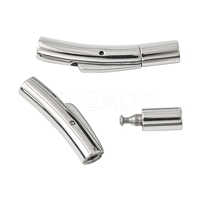 Tarnish Resistant 316 Surgical Stainless Steel Bayonet Clasps X-STAS-I013-3mm-1