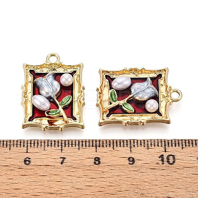 Alloy Enamel Pendants FIND-M060-09C-G01-1