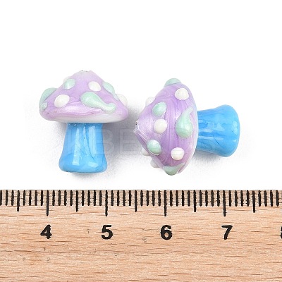 Handmade Lampwork Enamel Beads LS-LAMP-B055-02J-1