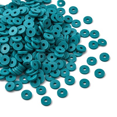 Handmade Polymer Clay Beads CLAY-R067-6.0mm-A07-1