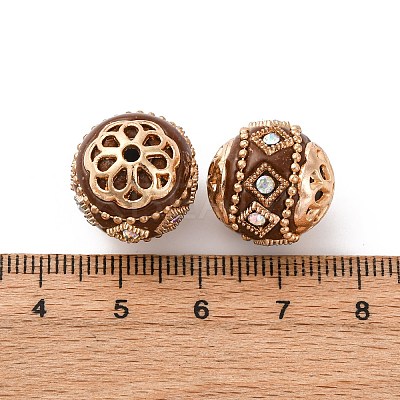 Handmade Resin Indonesia Beads IPDL-E010-20-A-03KCG-1