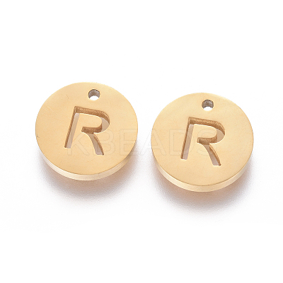 Ion Plating(IP) 304 Stainless Steel Charms STAS-I120-10R-G-1