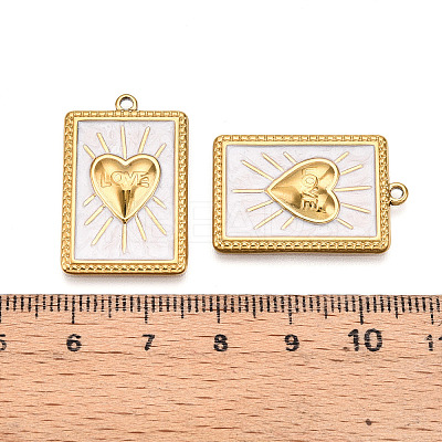 304 Stainless Steel Pendants STAS-N108-26A-G-1