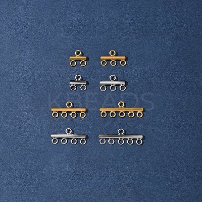 16Pcs 8 Styles 304 Stainless Steel Chandelier Component Links STAS-FS0001-70-1