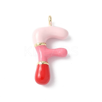 Brass Enamel Pendants KK-E093-03G-F-01-1