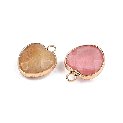 Natural & Synthetic Mixed Stone Faceted Pendants KK-N254-179G-1