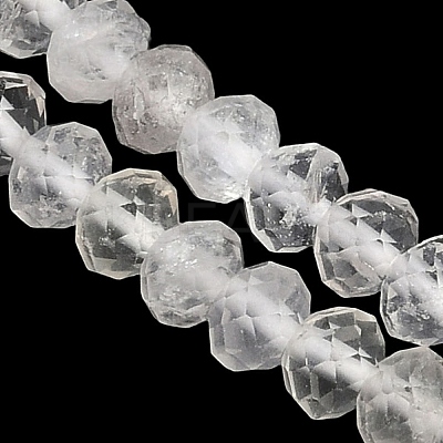 Natural Quartz Crystal Beads Strands G-D347-B03-1
