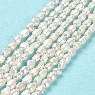Natural Cultured Freshwater Pearl Beads Strands PEAR-E016-103-1