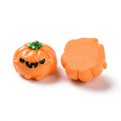 Halloween Opaque Resin Cabochons RESI-D063-15C-1