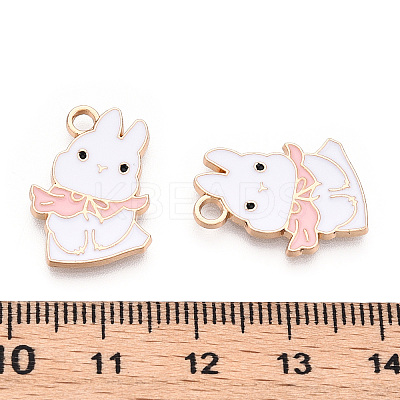 Alloy Enamel Pendants PALLOY-N170-035B-NR-1