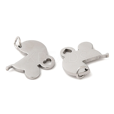 Non-Tarnish 304 Stainless Steel Pendants STAS-Z042-06P-1