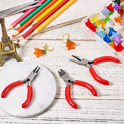 3Pcs 3 Styles Carbon Steel Mini Pliers Sets PT-TA0001-12-1