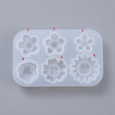 DIY Flower Silicone Molds DIY-D048-12C-1