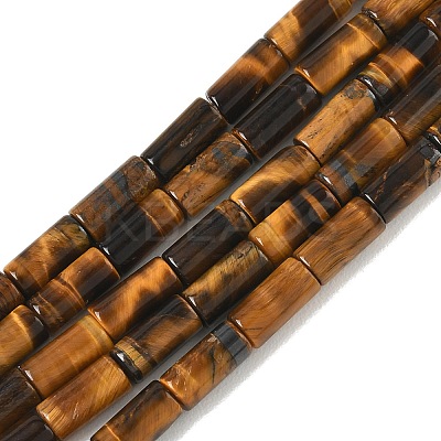 Natural Tiger Eye Beads Strands G-B091-A23-01-1