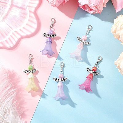 Acrylic Pendant Decorations HJEW-JM03627-1