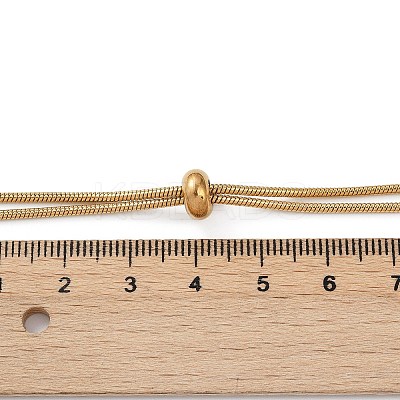 Adjustable 304 Stainless Steel Slider Necklaces X-NJEW-L156-004G-1