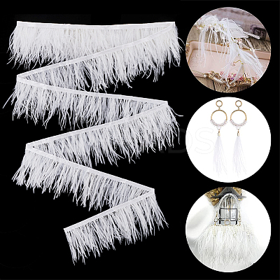 5M Fashion Ostrich Feather Trimming DIY-GF0009-45B-02-1