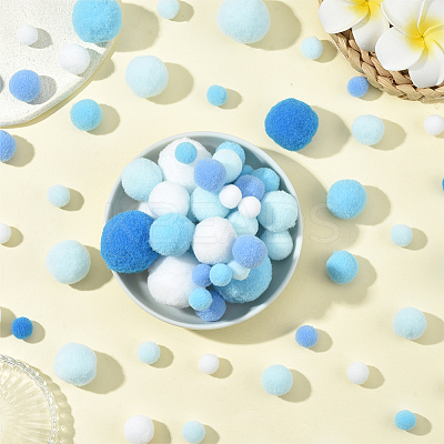 3 sets Polyester Ball Decoration DIY-SC0031-26E-1