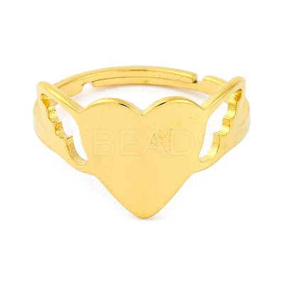 201 Stainless Steel Adjustable Ring for Women RJEW-D082-03E-1