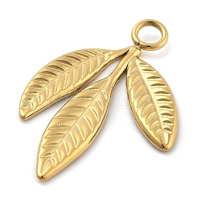 Ion Plating(IP) 304 Stainless Steel Pendants STAS-P379-02C-G-1