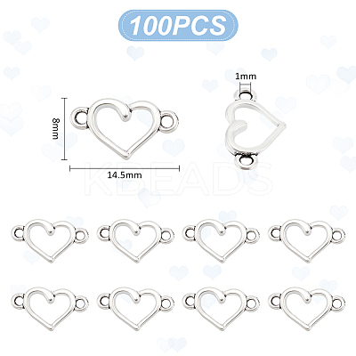 100Pcs Alloy Hollow Connector Charms FIND-UN0016-41-1
