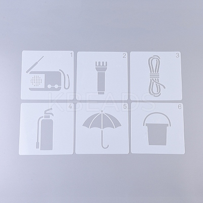 Plastic Drawing Stencil for Kids Teen Boys Girls DIY-D023-13S-1